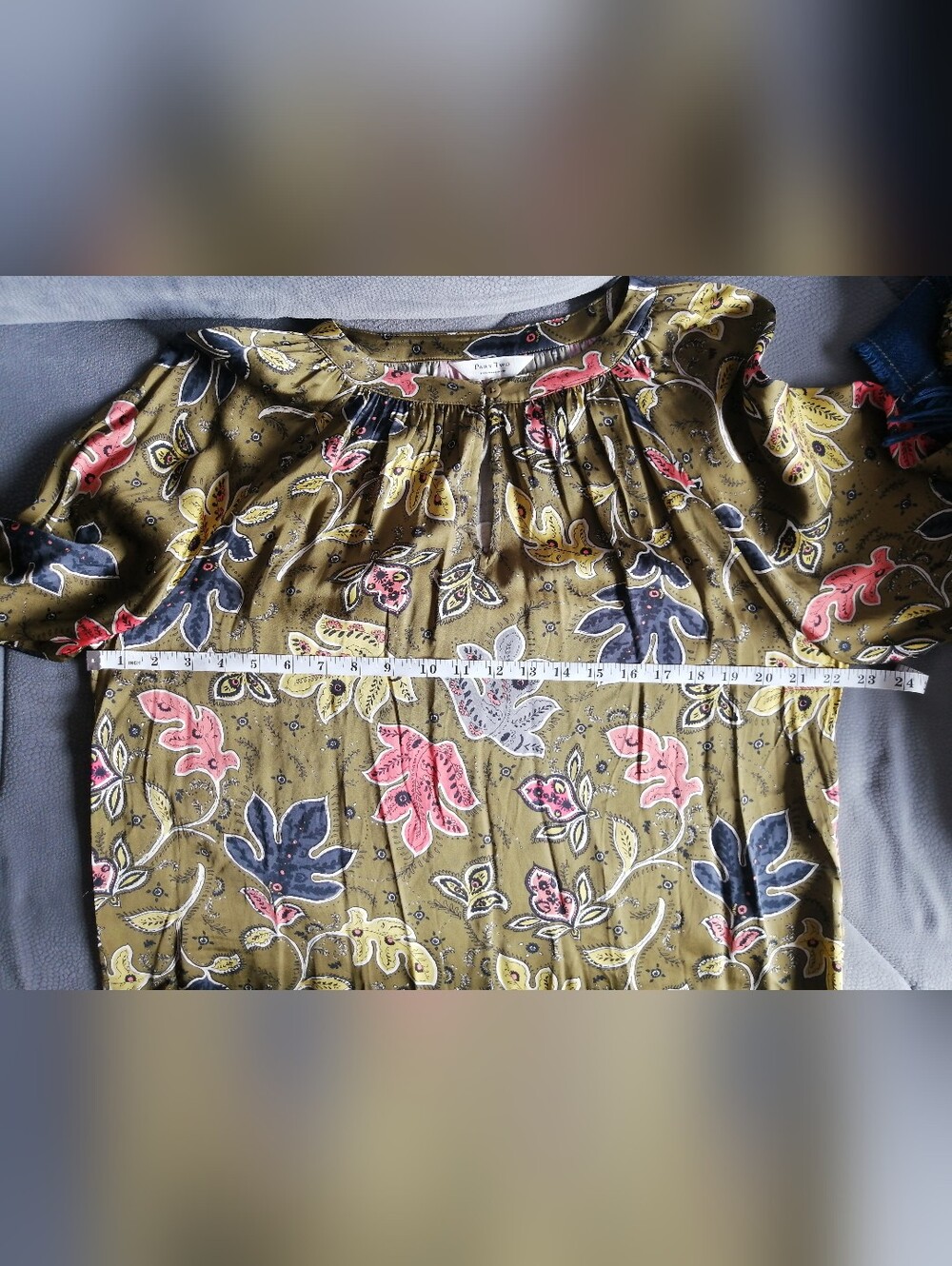 Part Two Cesilla PW Long Sleeve O-neck Botanical Floral Print Blouse - Picture 8 of 13